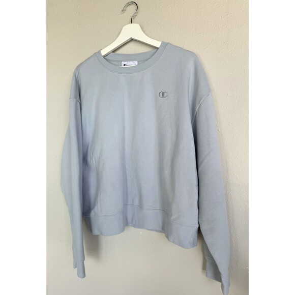 Champion Pullover Crew Neck Powder Blue XL - Picture 3 of 7